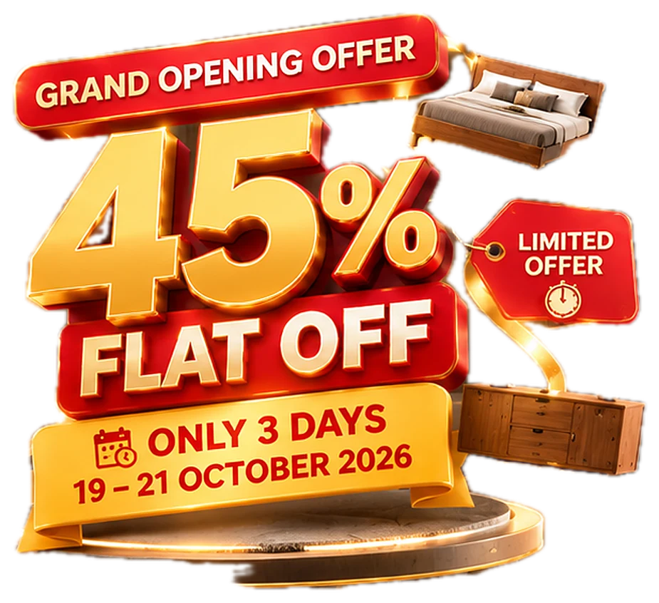 Grand Opening Offer: 45% flat off, only 3 days, 19 to 21 October 2026