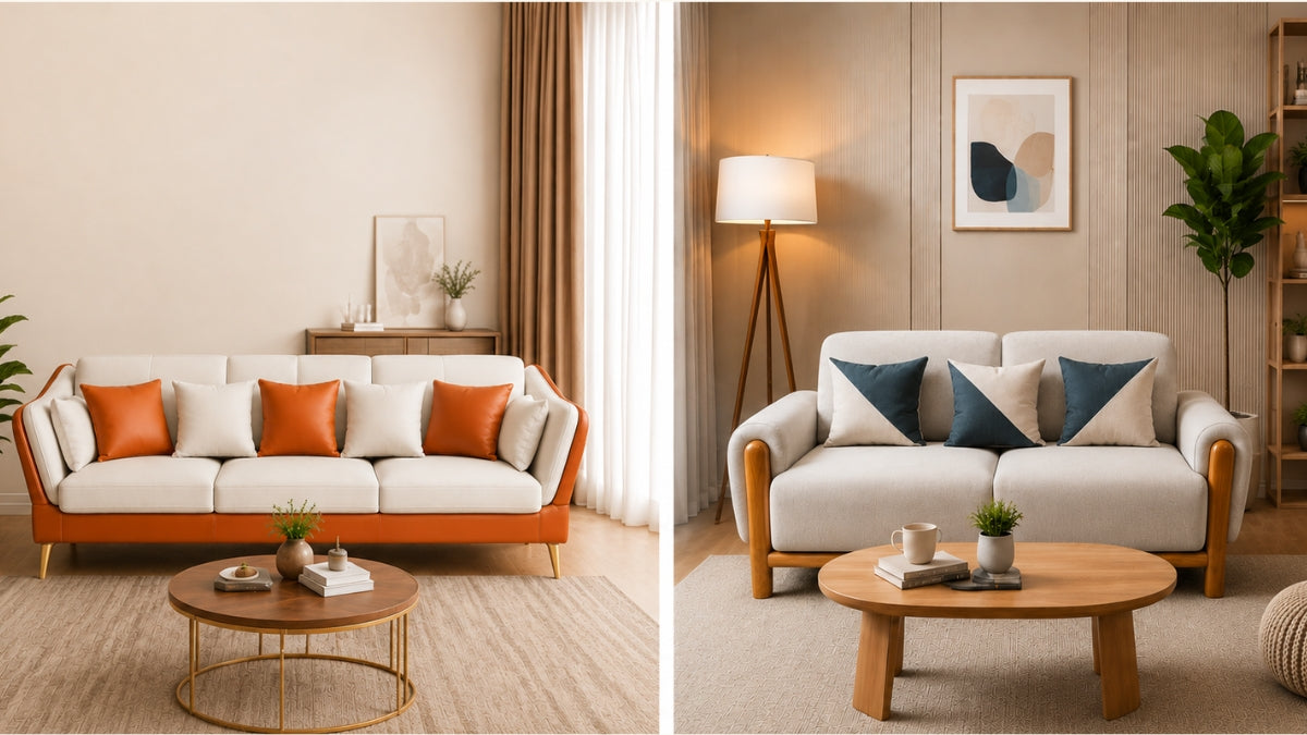 Leather Sofa vs Fabric Sofa: Which Sofa Material Is Best for Your Home?