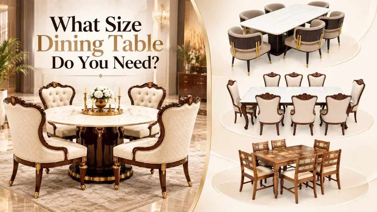 Luxury Dining Table Set: Sizes, Designs, Materials & Buying Guide