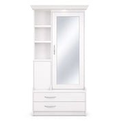 Venus Dressing Table with Mirror  Modern Vanity with Drawers & Shelves