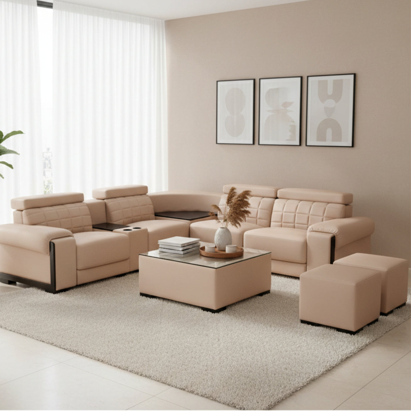Arlette L Shape Sofa