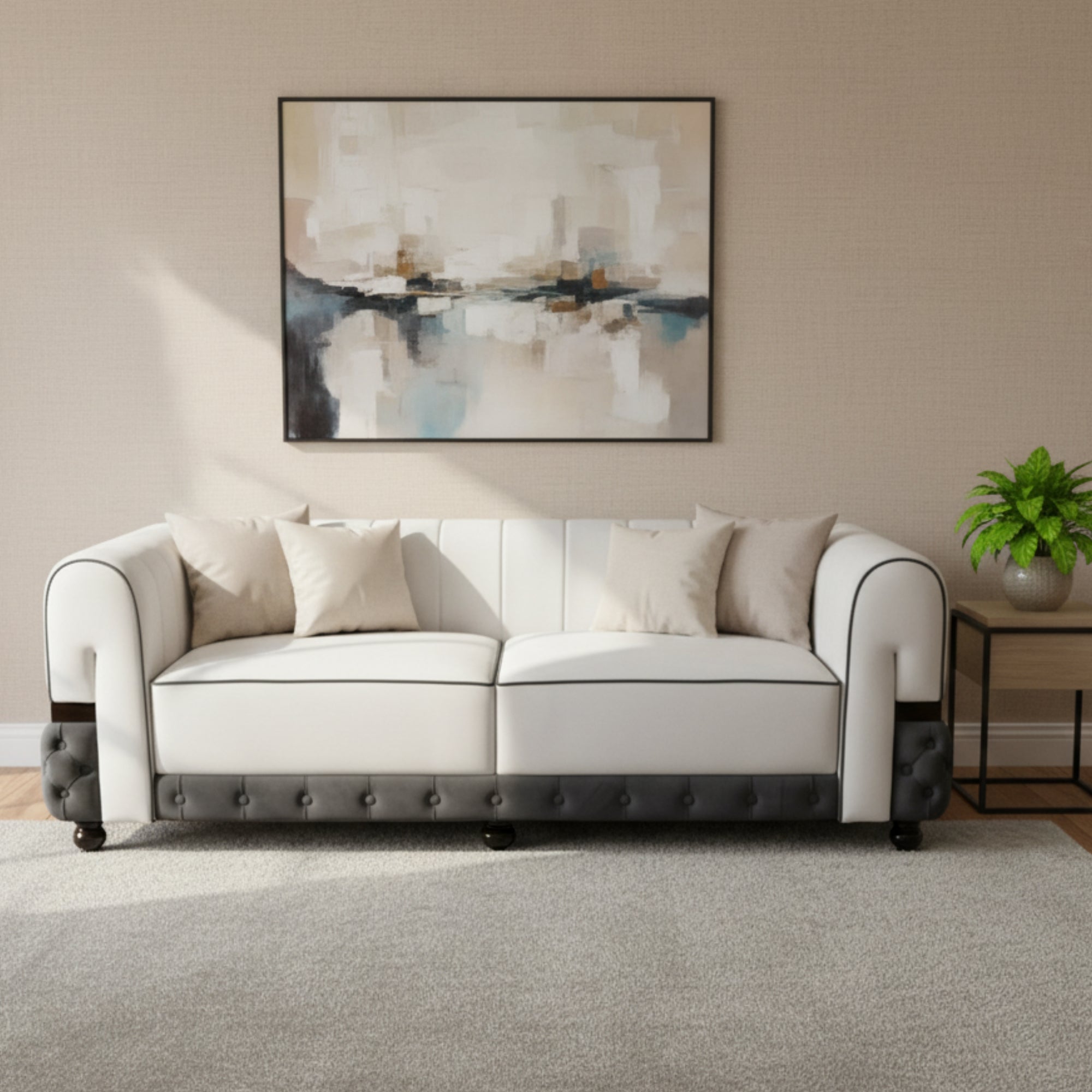 Amalfi 3 Seater Sofa- Stylish Comfort for Contemporary Homes