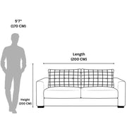 Line 3-Seater Sofa  Luxury and Comfort for Your Living Room