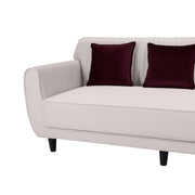 Mellow Suede 3-Seater Sofa  Relaxing Comfort in a Modern Fabric Finish
