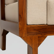 Cross 1-Seater Sofa  A Timeless Blend of Comfort and Elegance