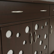 Flake 4 Door Multiunit - Engineering Wood Storage Unit with Gloss Finish