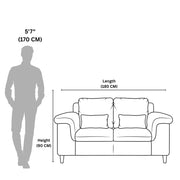 Elton 2-Seater Sofa  Where Comfort Meets Customizable Luxury