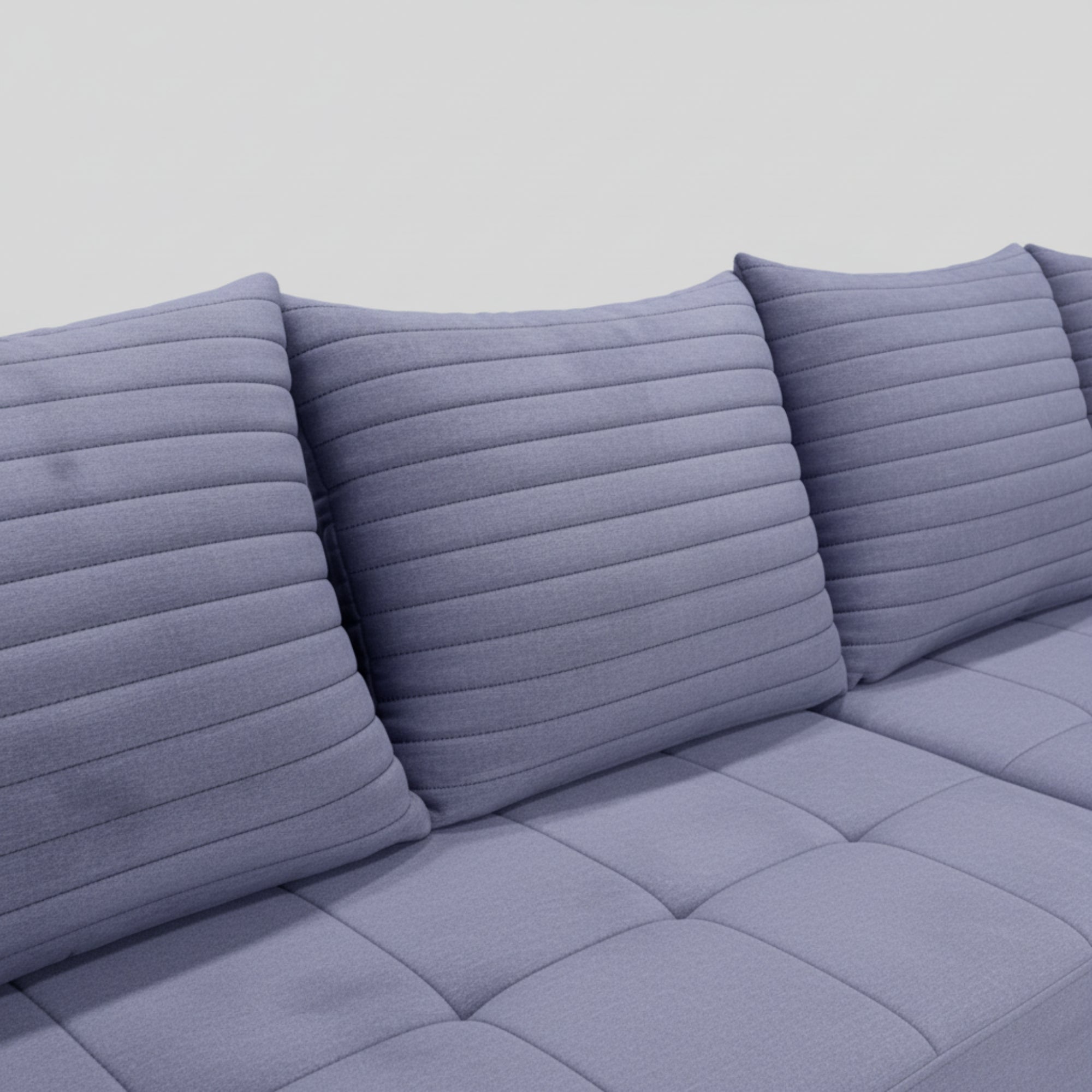 Justin L Shape Sofa  Elegant, Spacious & Ultra Comfortable