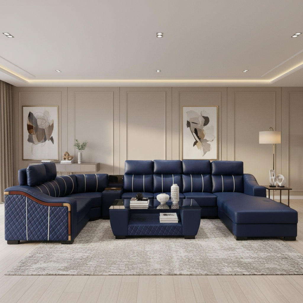 Marvik U-Shape Lounger Sofa – Ultimate Comfort and Modern Design