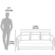 Rose 3-Seater Sofa Elegance for Your Living Space