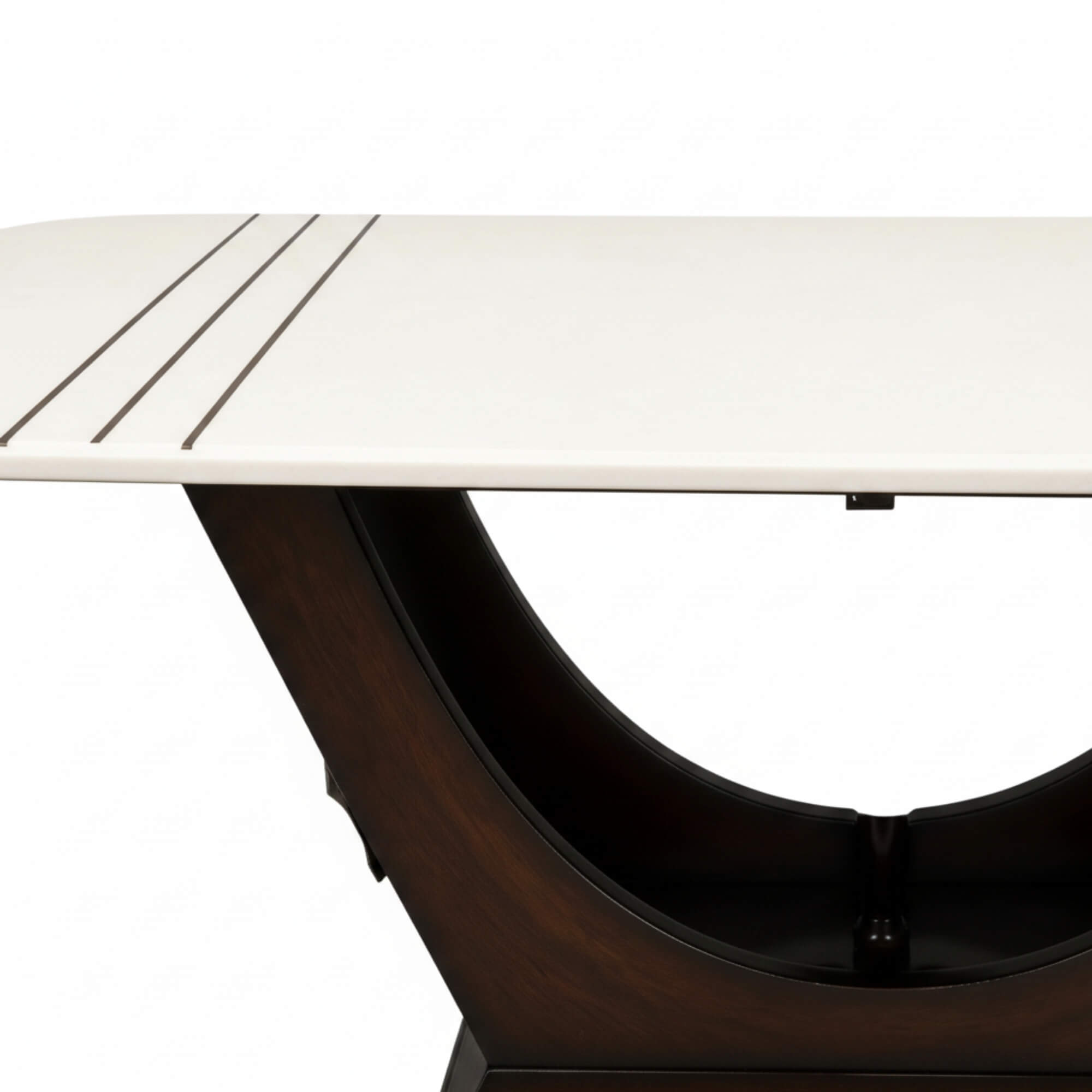 Conch Marble 6+1 Seater Dining Table – Sculptural Grace with Timeless Marble Elegance
