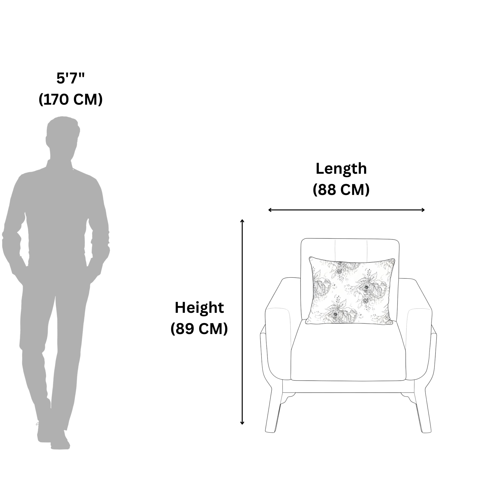 Finger 1-Seater Sofa – A Perfect Blend of Style and Comfort