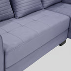 Justin L Shape Sofa  Elegant, Spacious & Ultra Comfortable