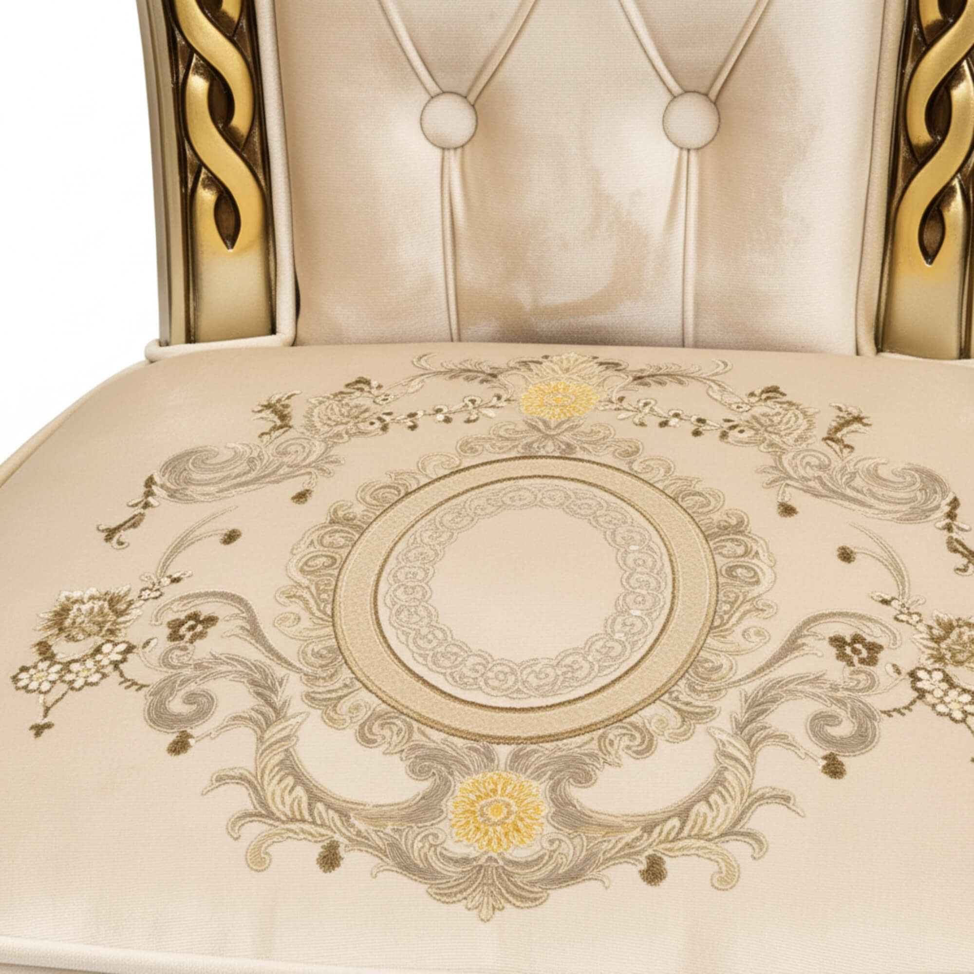 Sapphire 8+1 Seater Marble Dining Table – Classic Grandeur with Ornate Detailing