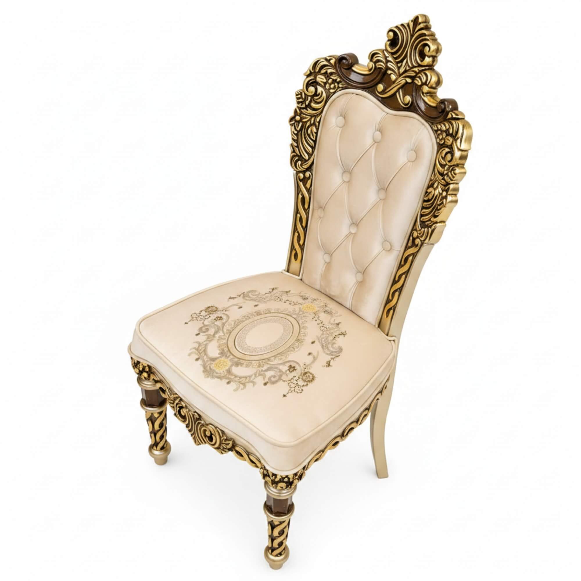 Sapphire 8+1 Seater Marble Dining Table – Classic Grandeur with Ornate Detailing
