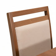 Danish chair back upholstery close-up