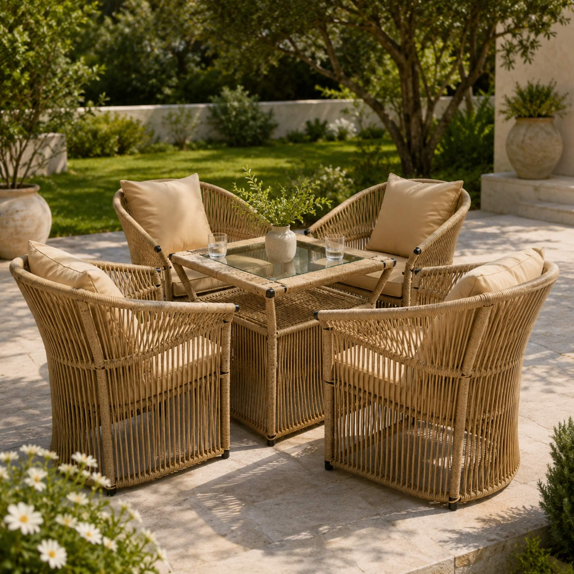 Patch Garden Set 4C+ 1CTC- Stylish Comfort for Modern Outdoor Living