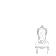 Sapphire dining chair size diagram