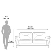 Tesla 3 Seater Sofa