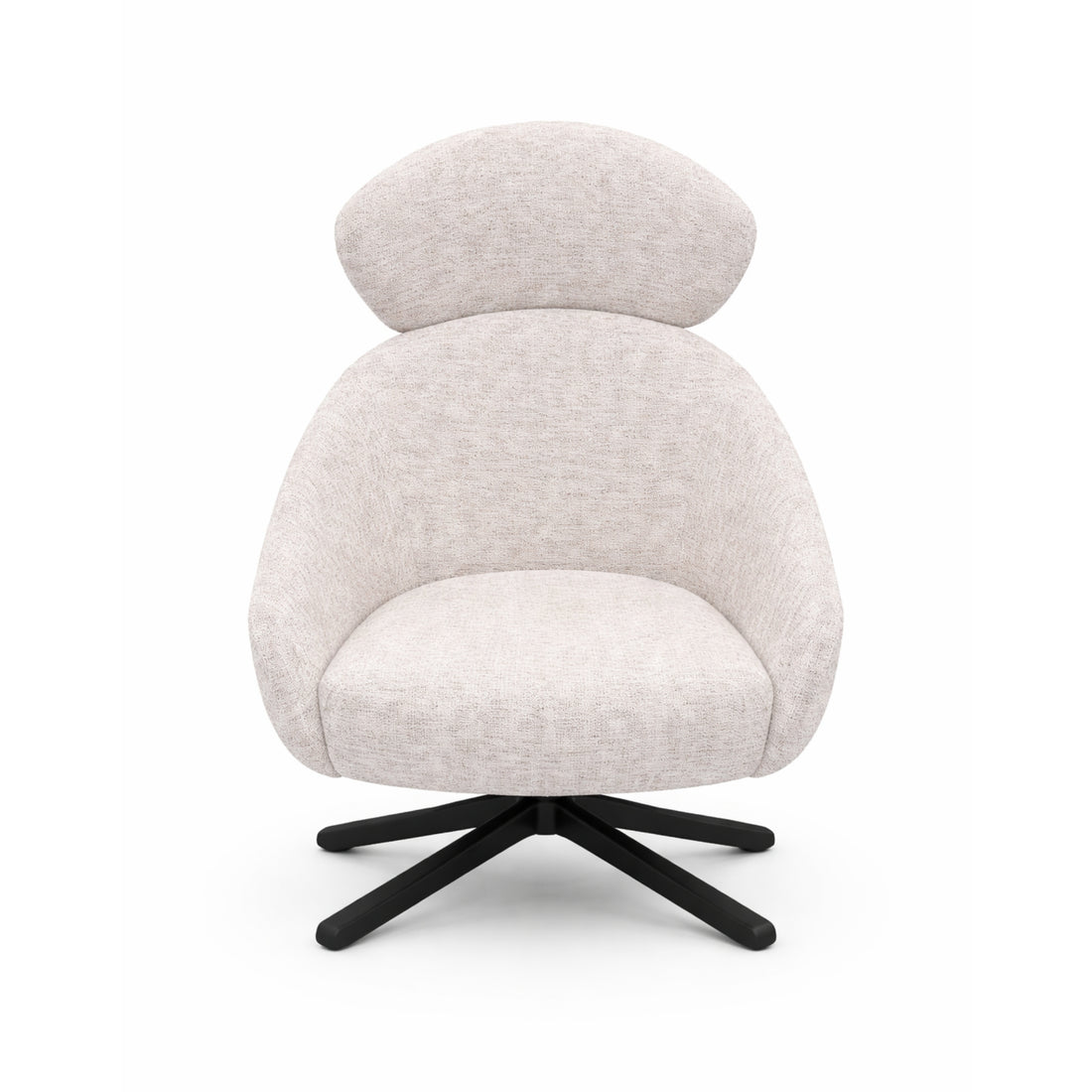 Leisure Chair DY0220 - Upholstered Lounge Chair with SS Base: