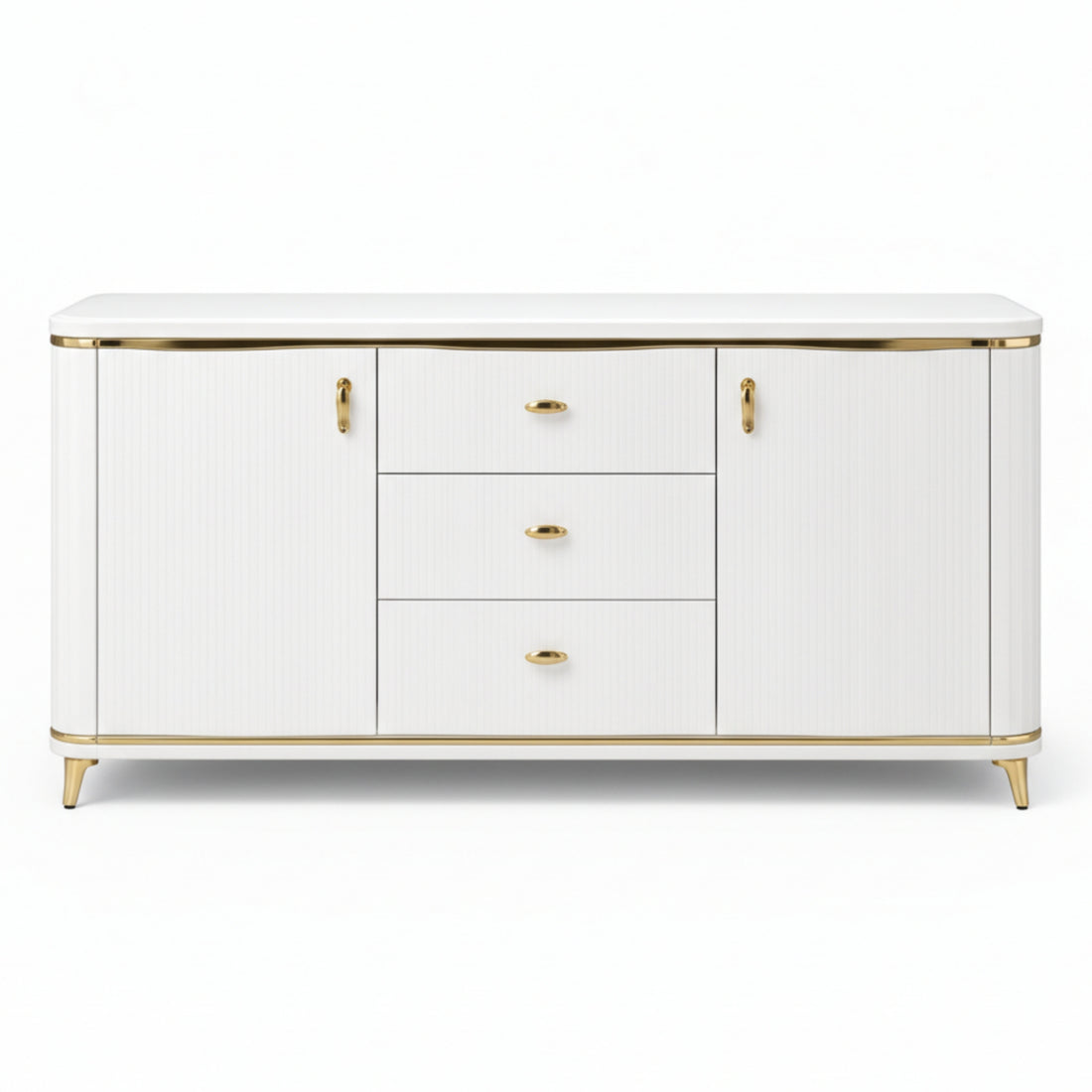 Glorious Multiunit  Modern Glossy White Storage Unit for Home