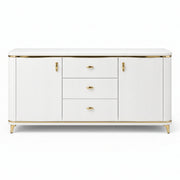 Glorious Multiunit  Modern Glossy White Storage Unit for Home
