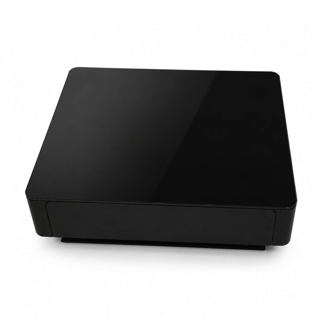 482E Coffee Table- Modern Glossy Black Center Table with Contemporary Design