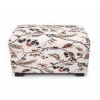Bliss Puffi Ottoman - Upholstered Square Pouffe for Living Room