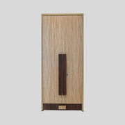 Texas 2 Door Wardrobe  Graceful Grey Elegance with Smart Storage