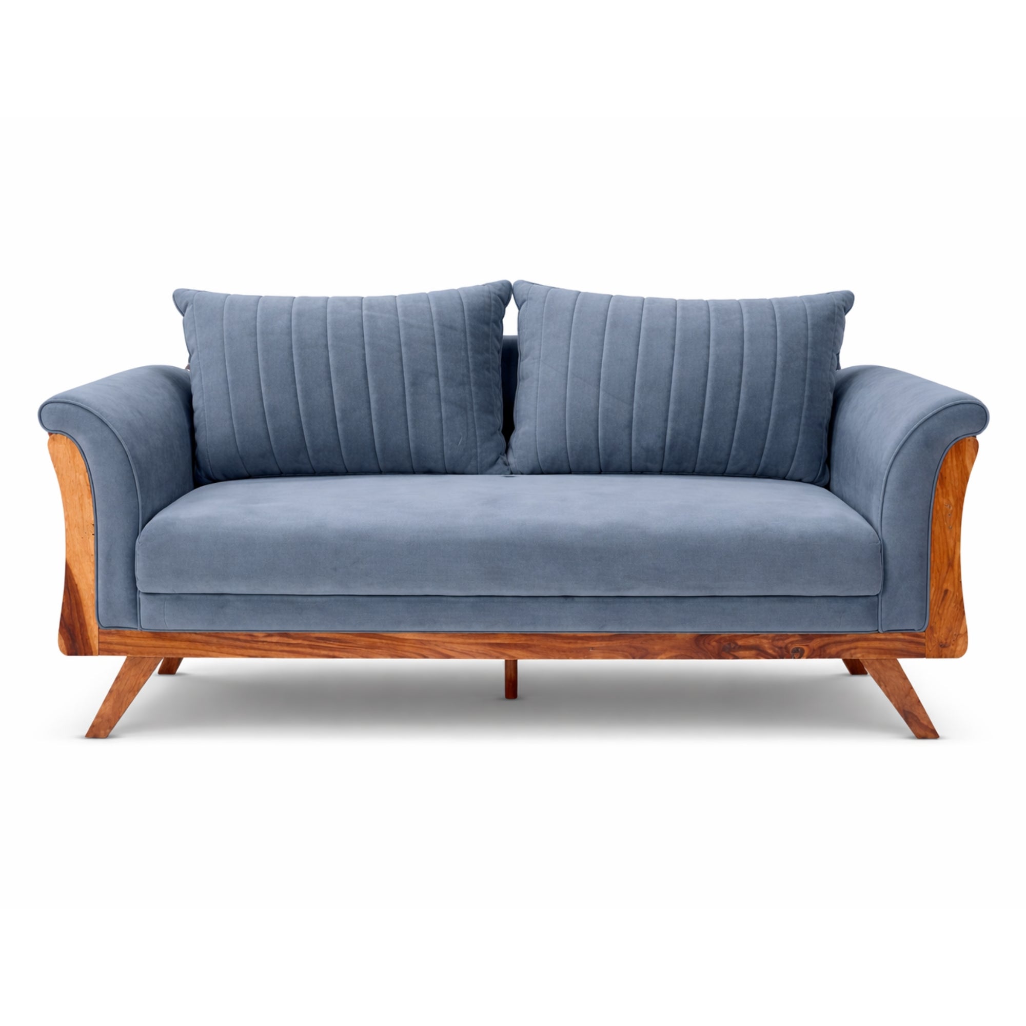 Anderson 2 Seater Sofa- Modern Comfort with Elegant Sheesham Wood Frame