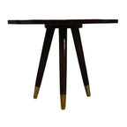 Kamal End Table  Walnut Solid Wood Side Table for Living Spaces
