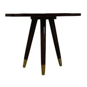 Kamal End Table  Walnut Solid Wood Side Table for Living Spaces