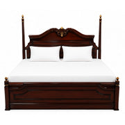 Tower King Bed with Storage- Royal Bedroom Elegance