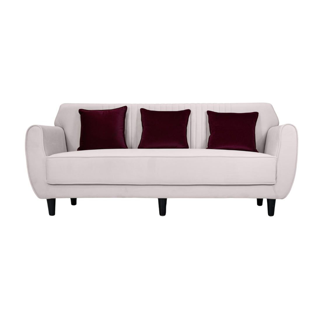 Mellow Suede 3-Seater Sofa  Relaxing Comfort in a Modern Fabric Finish