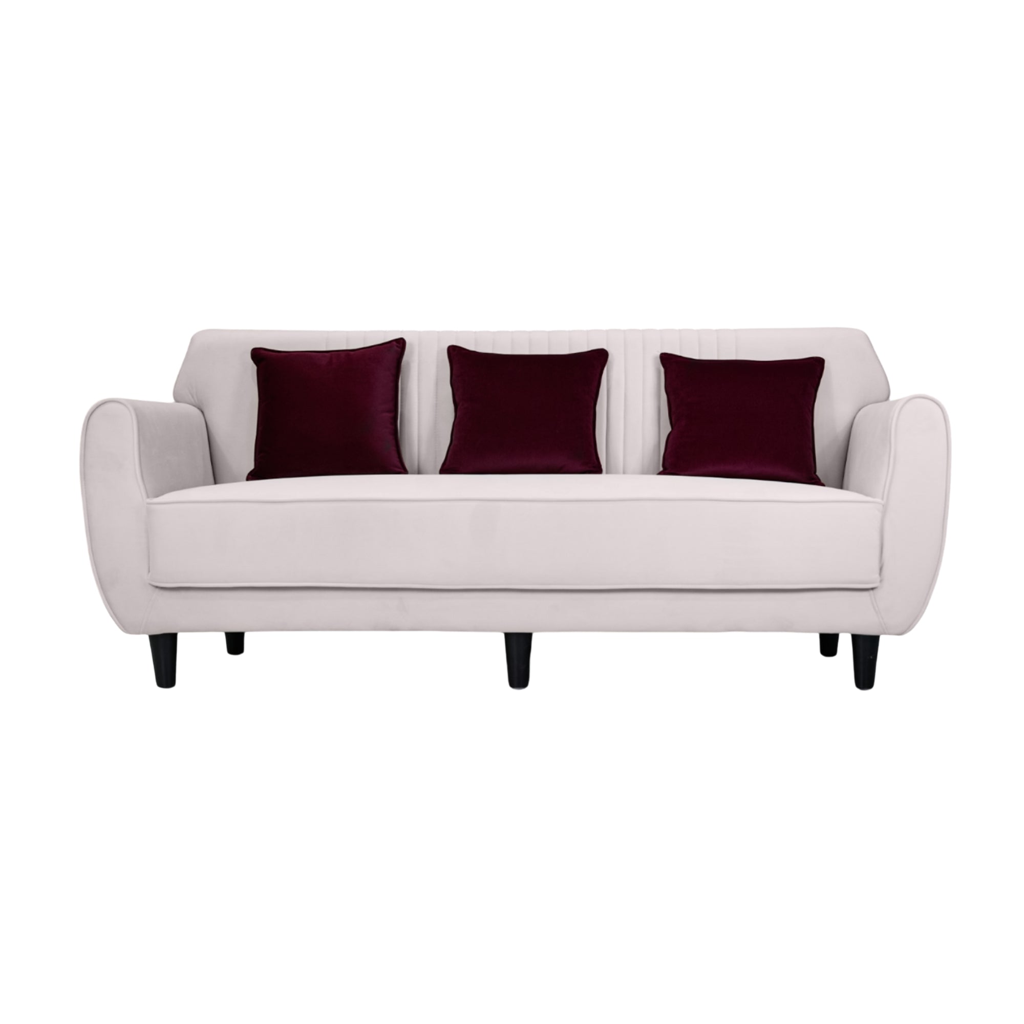 Mellow Suede 3-Seater Sofa – Relaxing Comfort in a Modern Fabric Finish