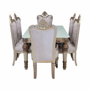 Mace 6-Seater Marble Dining Set  Where Elegance Meets Grandeur
