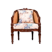 Cane Lobby Chair  Antique Charm Meets Modern Comfort