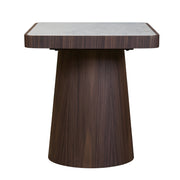 N464B End Table  Walnut Solid Wood Side Table for Modern Living