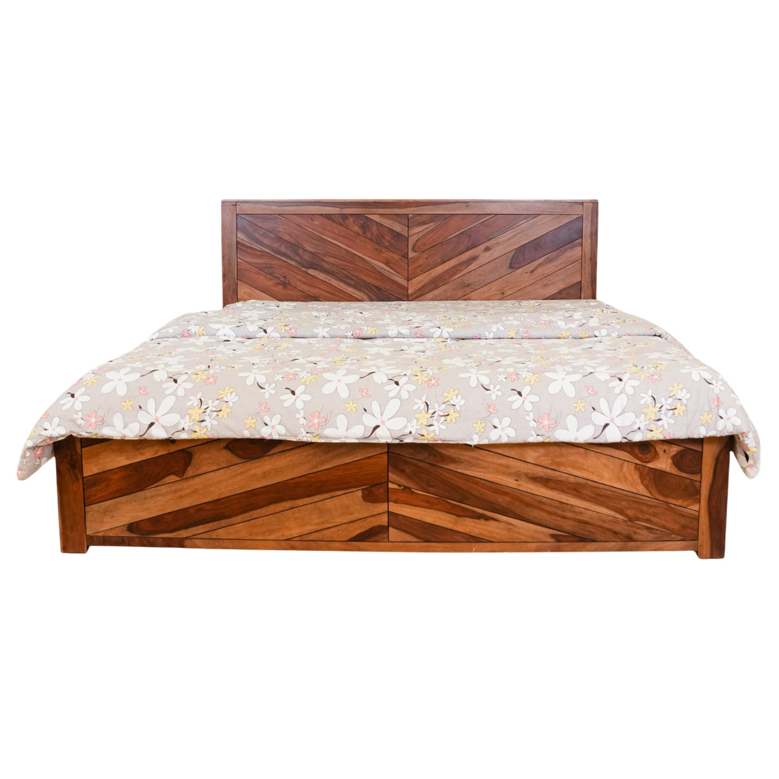 Grove King Bed With Hydraulic Storage  Blend of Elegance and Utility
