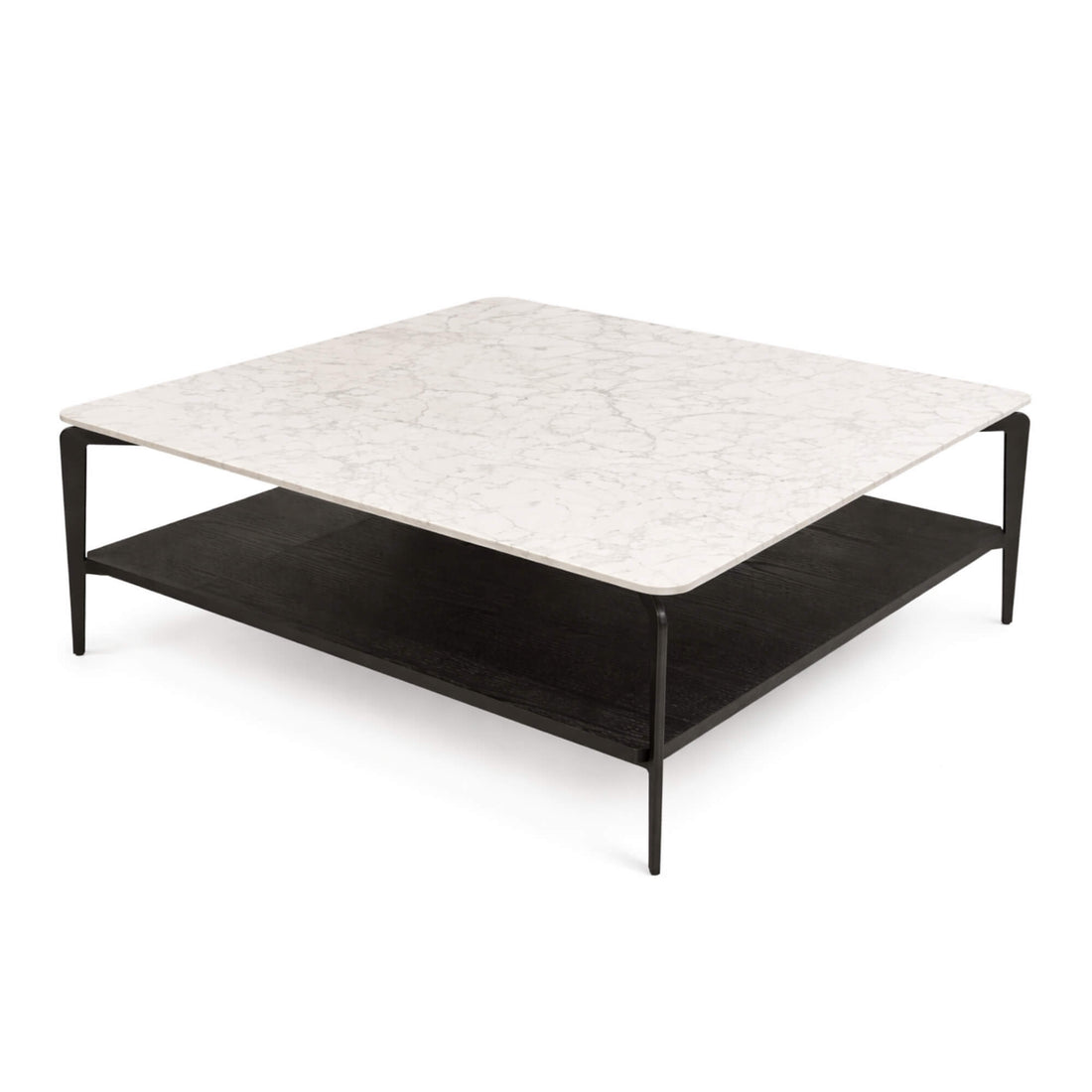 292E Coffee Table – Contemporary Contrast with Sleek Structural Elegance