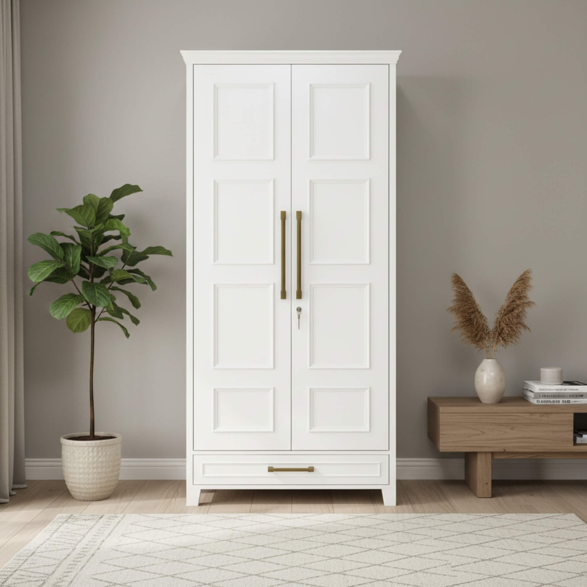 Camryn 2 Door Wardrobe – Elegant Storage with Timeless Appeal
