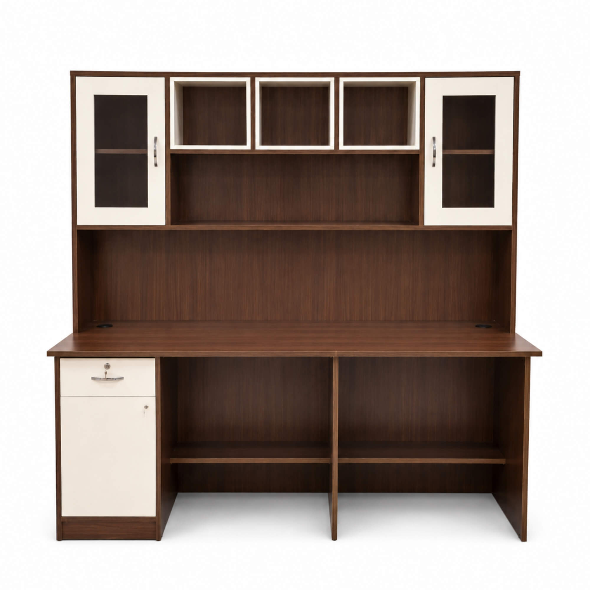 Alina Study Table 7x5- Spacious Two-Seater Study Desk