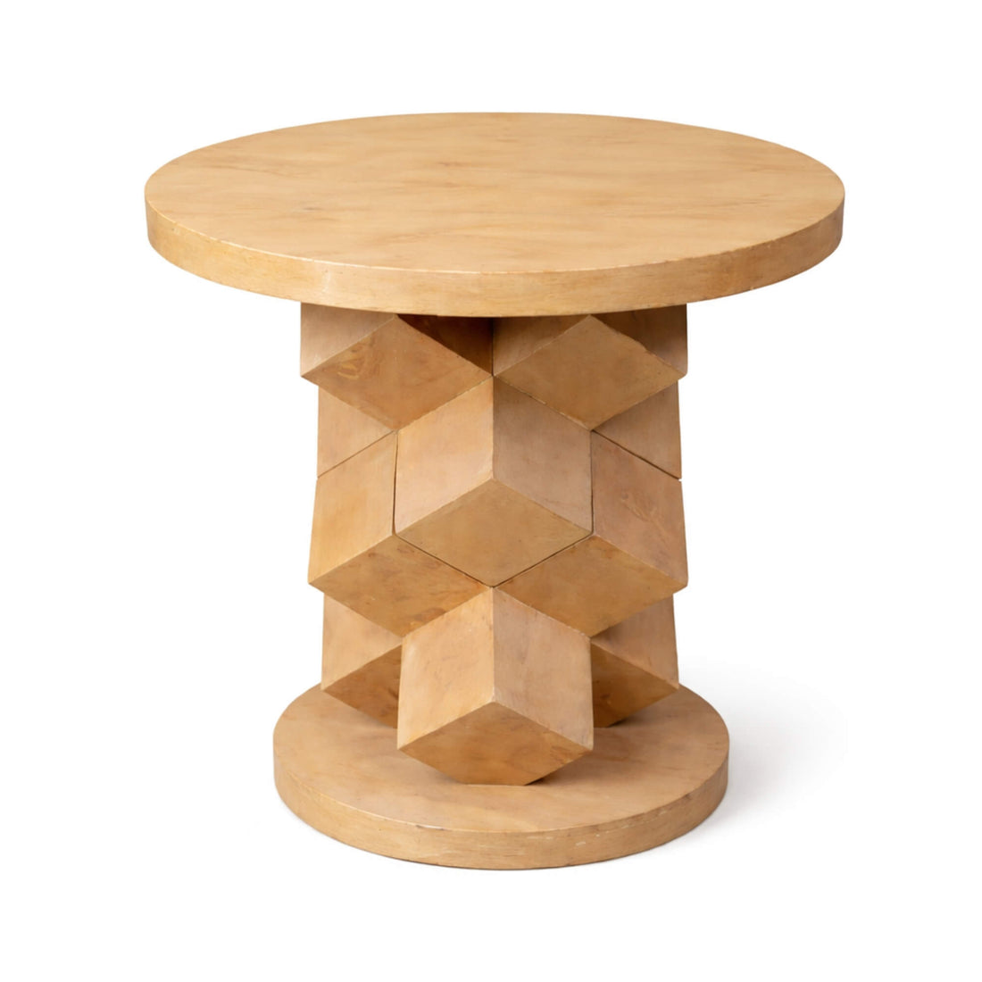 Charly End Table  Compact Solid Wood Side Table for Modern Living