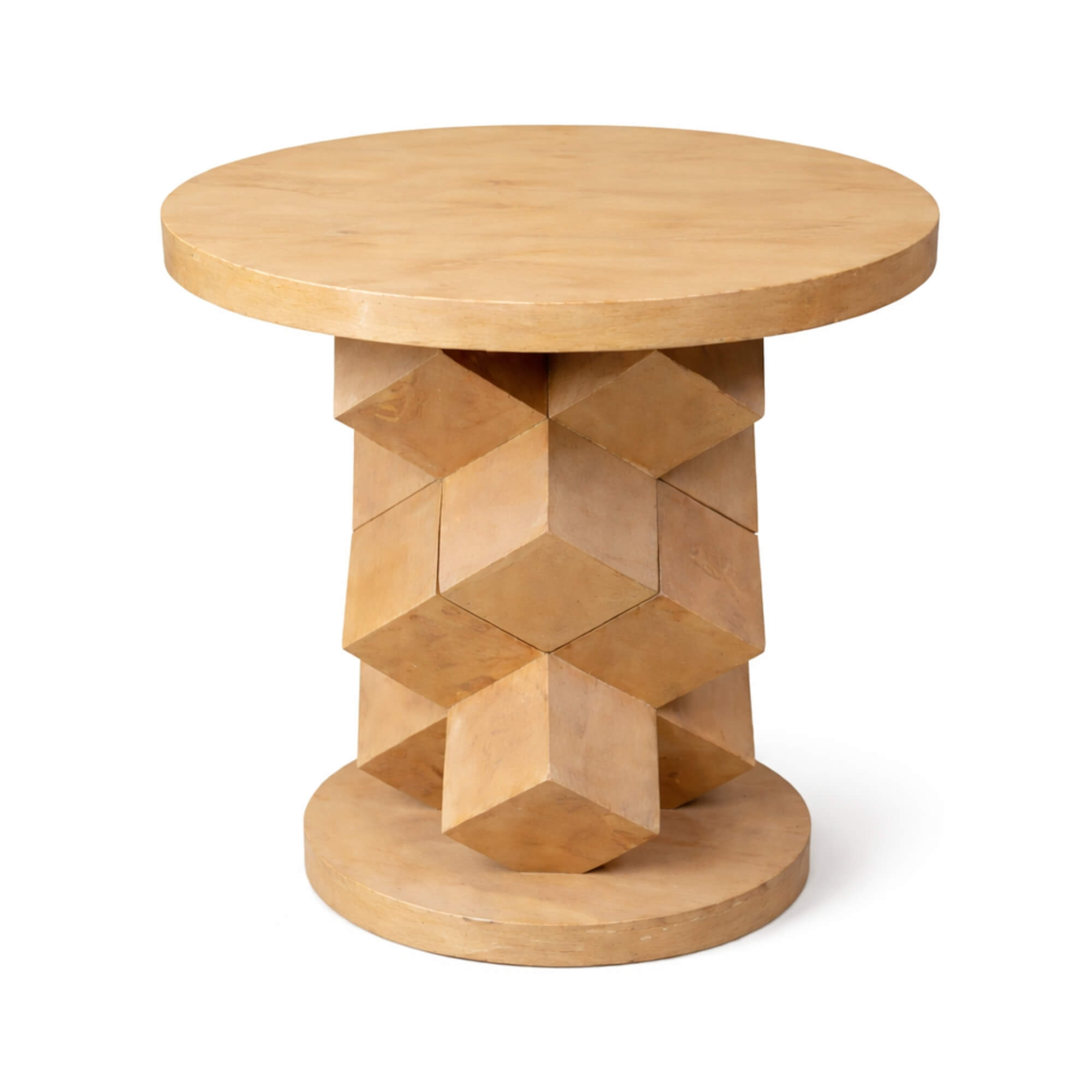 Charly End Table  Compact Solid Wood Side Table for Modern Living