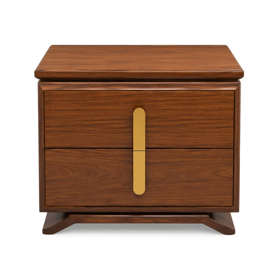 Utsav Night Stand – Warm Wood Elegance with Modern Accents