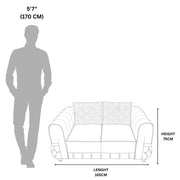 Amalfi 2-Seater Sofa  Elegance Meets Unmatched Comfort