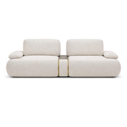 Soho 3 Seater Sofa- Modern Modular Design with Plush Cushions & Metallic Accent
