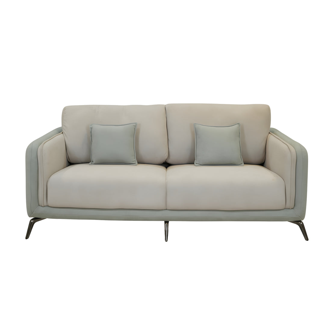 Castor 3-Seater Fabric Sofa  Wide & Comfortable Sofa for Living Rooms