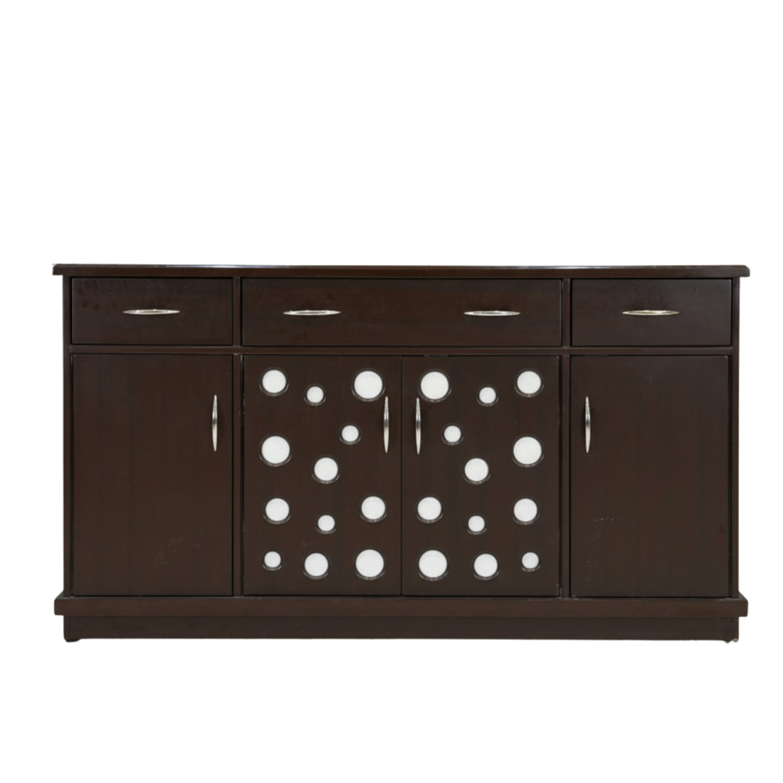 Flake 4 Door Multiunit - Engineering Wood Storage Unit with Gloss Finish
