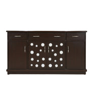 Flake 4 Door Multiunit - Engineering Wood Storage Unit with Gloss Finish